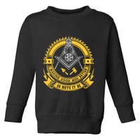 Freemason Making Good Better Mason So Mote It Be Masonic Toddler Sweatshirt