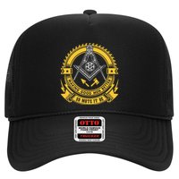 Freemason Making Good Better Mason So Mote It Be Masonic Hat