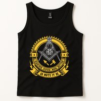 Freemason Making Good Better Mason So Mote It Be Masonic Tank Top