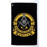 Freemason Making Good Better Mason So Mote It Be Masonic Golf Towel
