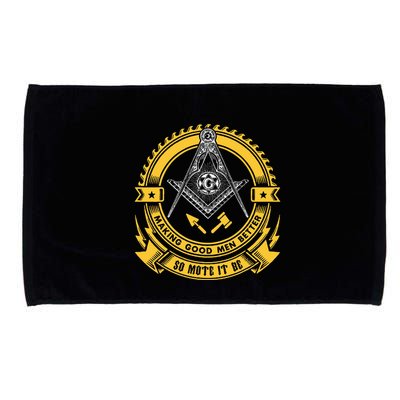 Freemason Making Good Better Mason So Mote It Be Masonic Microfiber Hand Towel