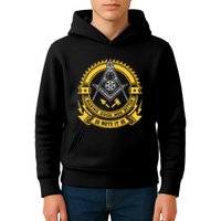 Freemason Making Good Better Mason So Mote It Be Masonic Kids Hoodie