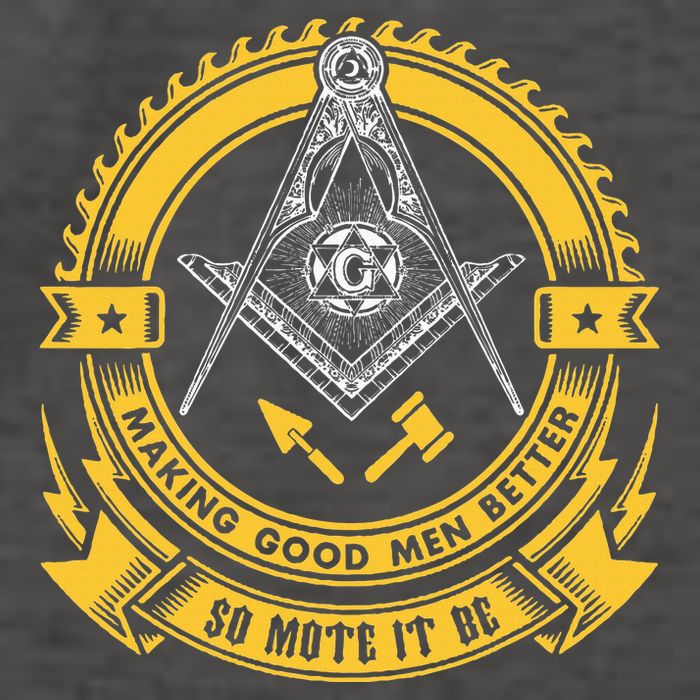Freemason Making Good Better Mason So Mote It Be Masonic Vector Backpack