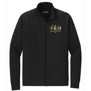 Funny Mardi Gras Zoo Keeper Carnival Parade Gift Stretch Full-Zip Cadet Jacket