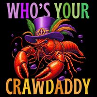 Funny Mardi Gras Crawfish With Beads And Feathers City Backpack