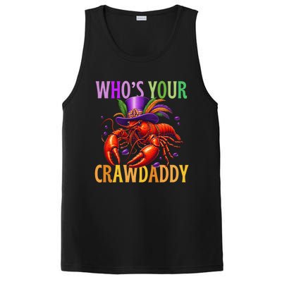 Funny Mardi Gras Crawfish With Beads And Feathers PosiCharge Competitor Tank