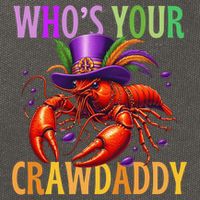 Funny Mardi Gras Crawfish With Beads And Feathers Cotton Canvas Backpack