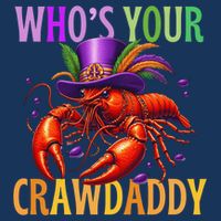 Funny Mardi Gras Crawfish With Beads And Feathers Sweatshirt