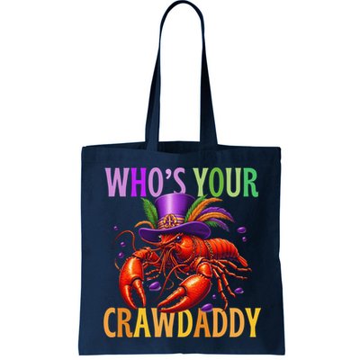 Funny Mardi Gras Crawfish With Beads And Feathers Bag