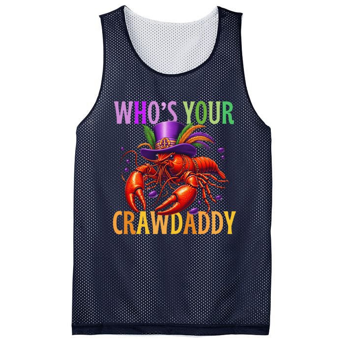 Funny Mardi Gras Crawfish With Beads And Feathers Mesh Reversible Basketball Jersey Tank