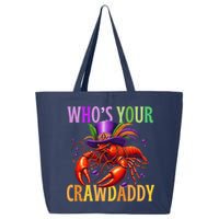 Funny Mardi Gras Crawfish With Beads And Feathers 25L Jumbo Tote