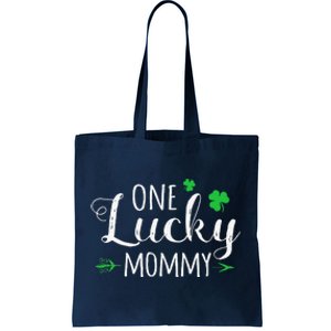 Family Matching Gifts One Lucky Mommy St Patricks Day Tote Bag