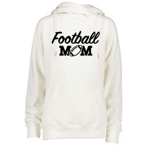 Football Mom Gift Great Gift Womens Funnel Neck Pullover Hood