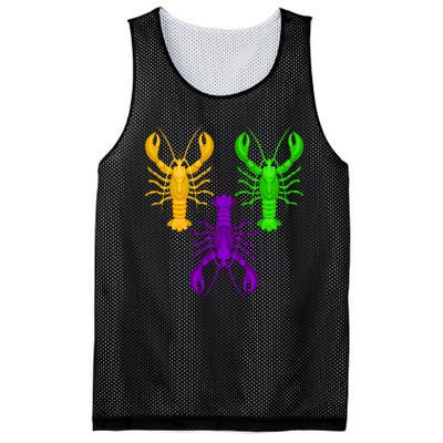 Funny Mardi Gras Crawfish Jester Hat Bead Louisiana Gift Mesh Reversible Basketball Jersey Tank