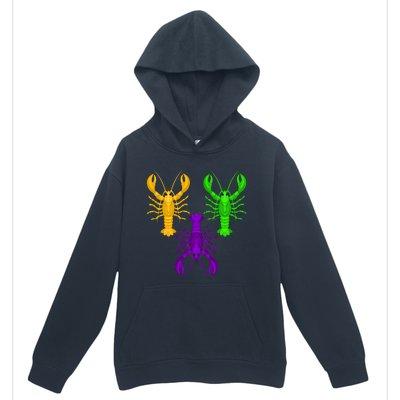 Funny Mardi Gras Crawfish Jester Hat Bead Louisiana Gift Urban Pullover Hoodie