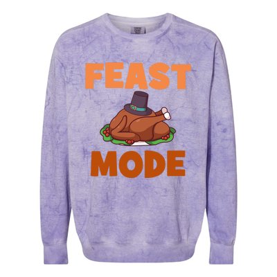 Feast Mode Gift Colorblast Crewneck Sweatshirt