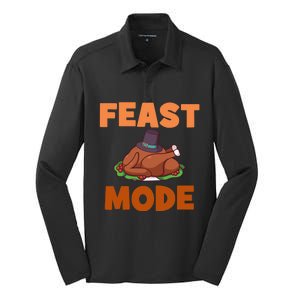 Feast Mode Gift Silk Touch Performance Long Sleeve Polo