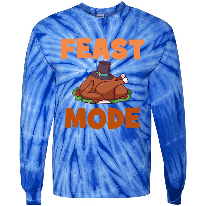 Feast Mode Gift Tie-Dye Long Sleeve Shirt