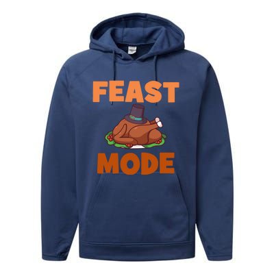 Feast Mode Gift Performance Fleece Hoodie