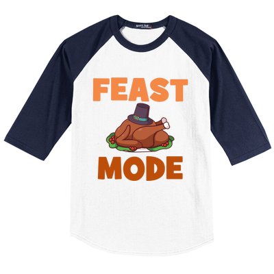 Feast Mode Gift Baseball Sleeve Shirt