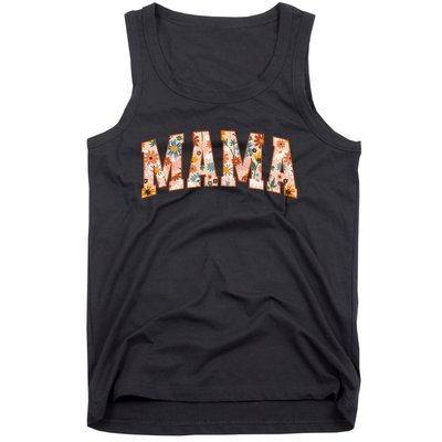 Floral Mama Gift Mothers Day Gardener Mama Flowers Cute Tank Top