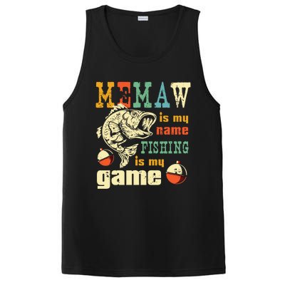 Fishing Memaw Gift Bass Fish Fisher Funny Gift Fishing Mom Funny Gift PosiCharge Competitor Tank