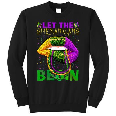 funny mardi gras party Sweatshirt