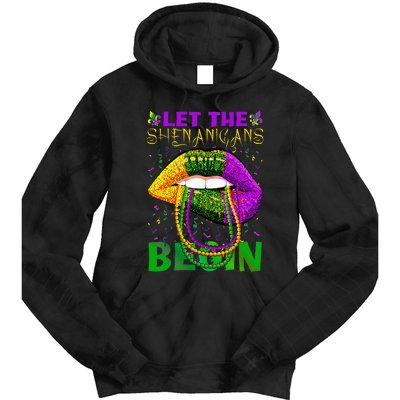 funny mardi gras party Tie Dye Hoodie