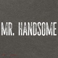 Funny Mr. Handsome Fun Gag Novelty Cotton Canvas Backpack