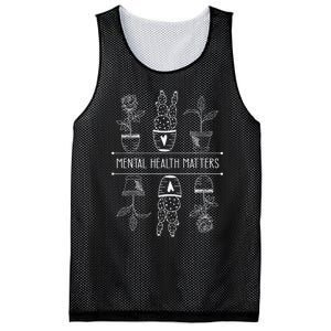 Floral Mental Health Adult and  Mental Health Awareness Mesh Reversible Basketball Jersey Tank