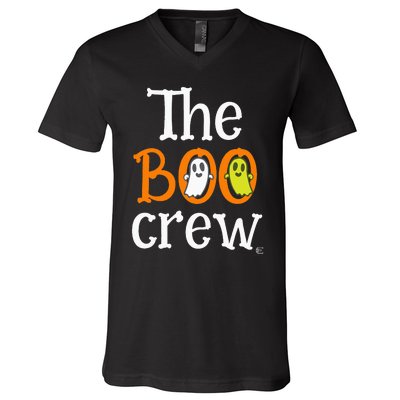 Family Matching Halloween The Boo Crew V-Neck T-Shirt