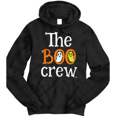 Family Matching Halloween The Boo Crew Tie Dye Hoodie