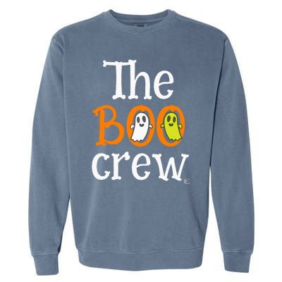 Family Matching Halloween The Boo Crew Garment-Dyed Sweatshirt