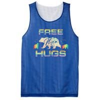 Free Mom Hugs Mama Bear Rainbow Colour Hearts Meaningful Gift Mesh Reversible Basketball Jersey Tank