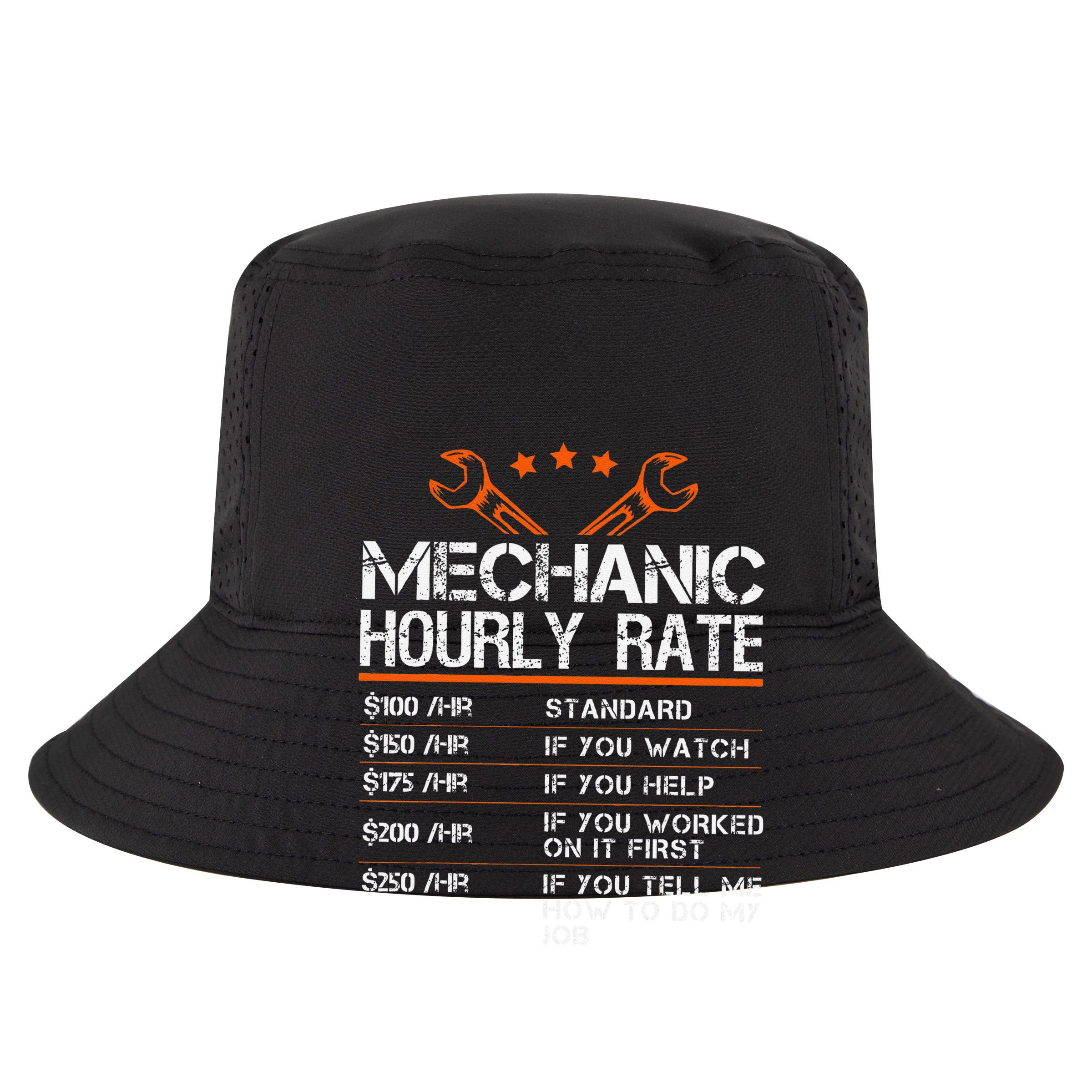 Funny Mechanic Hourly Rate Car Auto Repairman Labor Rates Hoodie