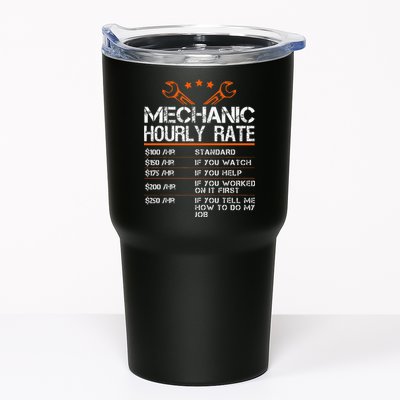 Funny Mechanic Hourly Rate Car Auto Repairman Labor Rates Tumbler