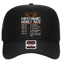 Funny Mechanic Hourly Rate Car Auto Repairman Labor Rates Hat