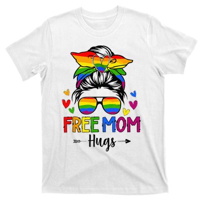 Free Mom Hugs Free Mom Hugs Inclusive Pride LGBTQ T-Shirt