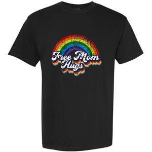 Free Mom Hugs Rainbow Heart LGBT Pride Month Garment-Dyed Heavyweight T-Shirt