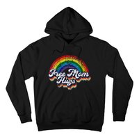 Free Mom Hugs Rainbow Heart LGBT Pride Month Hoodie