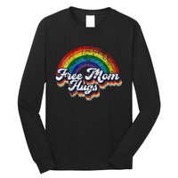 Free Mom Hugs Rainbow Heart LGBT Pride Month Long Sleeve Shirt