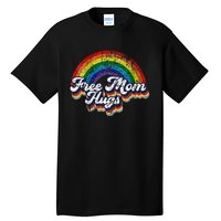 Free Mom Hugs Rainbow Heart LGBT Pride Month Tall T-Shirt