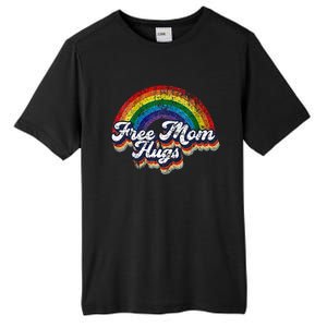 Free Mom Hugs Rainbow Heart LGBT Pride Month Tall Fusion ChromaSoft Performance T-Shirt