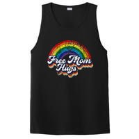 Free Mom Hugs Rainbow Heart LGBT Pride Month PosiCharge Competitor Tank