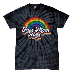 Free Mom Hugs Rainbow Heart LGBT Pride Month Tie-Dye T-Shirt