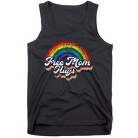 Free Mom Hugs Rainbow Heart LGBT Pride Month Tank Top