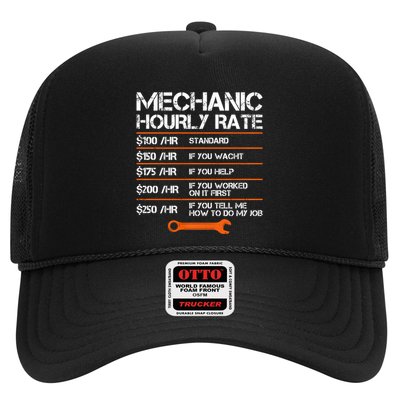 Funny Mechanic Hourly Rate Auto Repair Mechanic Labor Rates Trucker Hat