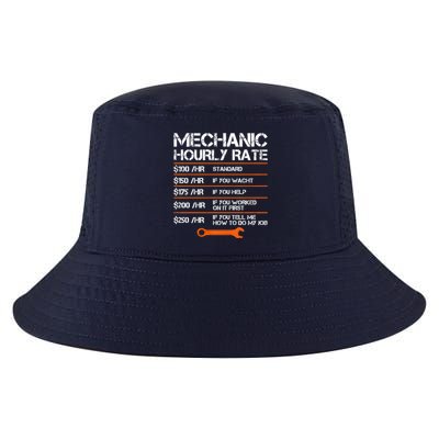 Funny Mechanic Hourly Rate Auto Repair Mechanic Labor Rates Cool Comfort Performance Bucket Hat