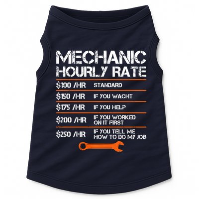 Funny Mechanic Hourly Rate Auto Repair Mechanic Labor Rates Doggie Tank