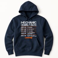 Funny Mechanic Hourly Rate Auto Repair Mechanic Labor Rates Hoodie